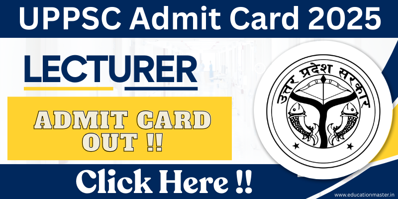 UPPSC Admit Card